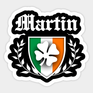 Martin Shamrock Crest Sticker